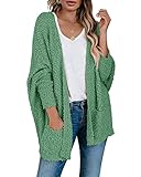 strickjacke cardigan fledermaus Lässige Strickjacken können zu allen Oberteilen, Basic-Shirts, Leggings, Jeans und Blusen getragen werden. Ein einfacher Weg, um ein stilvolles, bescheidenes und elegantes Aussehen zu erreichen.