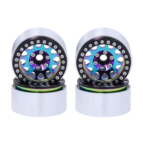 Roue Chenille RC 1.9 Pouces Aluminium Coloré pour Sorties Outdoor et Rando