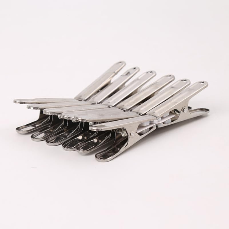 Pince À Linge En Acier Inoxydable, 20 Pinces À Linge En Métal Coupe