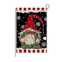 Drapeau De Jardin De Noël, 30,5 X 45,7 Cm, Drapeau De Jardin D'hiver Double Face, Drapeau De Bienvenue Rouge Pour Camion Rouge, Drapeau De Cour Vertical Enneigé En Toile De Jute Pour