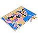 Montessori USA Map Puzzle for Kids with Labeled USA Control Map - Montessori Preschool Geography Toys & Gifts for Boys & Girls Ages 3-5-7 and Up - Wooden United States Puzzle Map for Kids