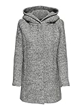 ONLY Sedona Boucle Wool Mujer Abrigos Gris M 60% poliester, 40% lana