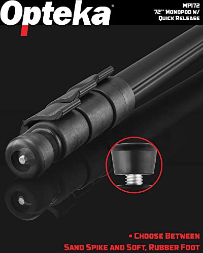 Opteka 72-Inch Photo Video Monopod With Quick Release For Digital Slr Cameras And Camcorders #TOP5