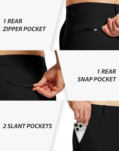 UPGET Mens Cropped Golf Pants