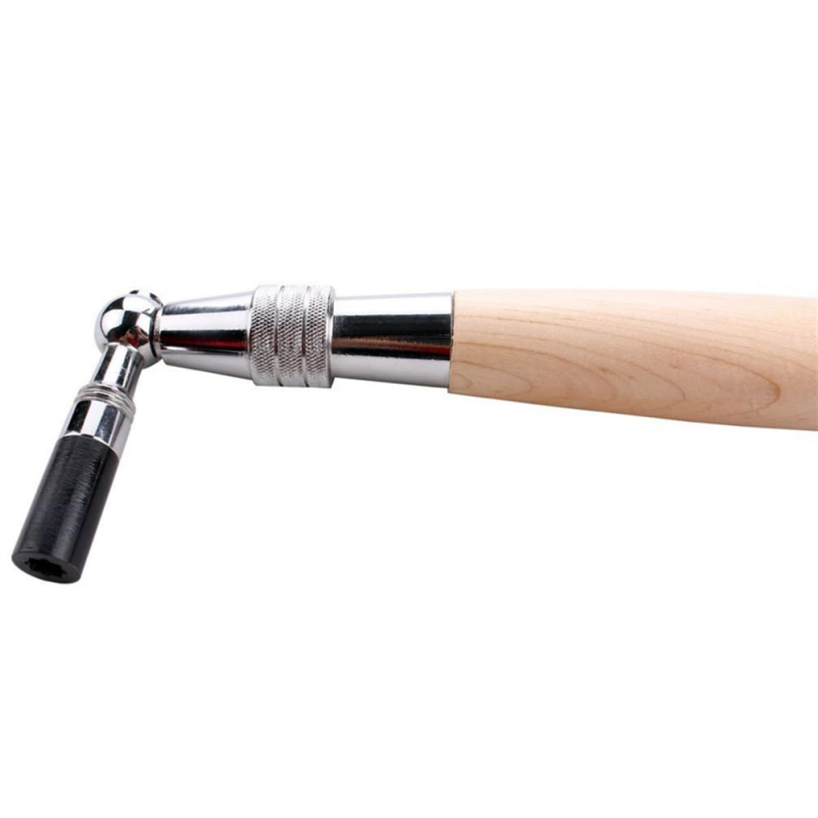 Llave de Afinación de Piano Fácil Transporte y Martillo de Acero Inoxidable Mango de Madera Núcleo Octagonal para Uso Profesional