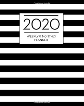 2020 Planner Weekly and Monthly : Jan to Dec 2020 Monthly Planner: Simple Weekly and Monthly Planner, Organizer, Agenda - National Holidays and Inspirational Quotes