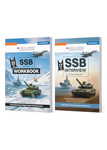 Image of SSB Interview Workbook & Interview: The Practical Approach (Set of 2 Books) Psychology, GTO & Interview Preparation for NDA, CDS, AFCAT, TES, Navy TA, ... All Defence Service Entries [English Medium]