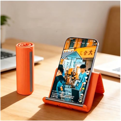 Image of Portable Foldable Mini Invisible Laptop Keyboard Riser, Self-Adhesive Cooling Pad,Laptop Desk Stand for MacBook Apple, Laptop, Lenovo, Dell, Hp, Acer& Other Laptops (Foldable Stand)