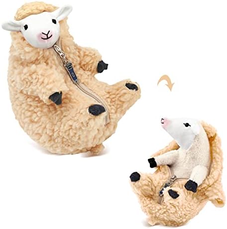 AGRIMONY Cute Shaved Sheep Stuffed Animals Kawaii Lamb Plush Toys Valentines Day Mothers Day Birthday Funny Gifts for Women Girls Boys Kids Teens Small Plushies Sheep Decor