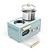 Macchina per la Colazione, 3 in 1 Fornetto, Fornetto Elettrico per Pizza Piastra Riscaldanteuniforme Strato Antiaderente Interruttore Timer Mini Forno