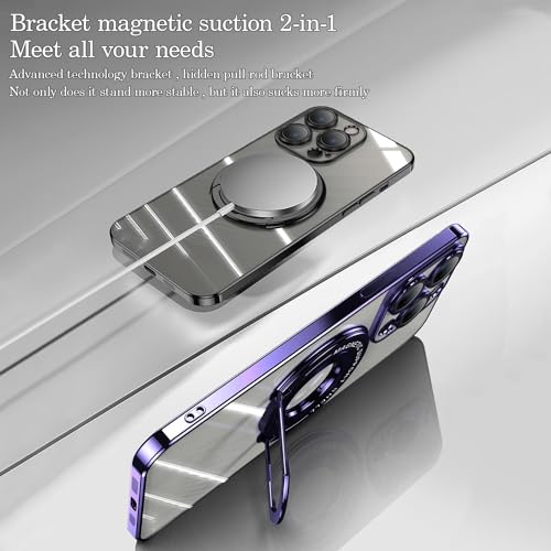 Coque iPhone 14 Pro Max MagSafe transparente anneau invisible