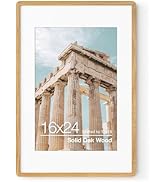 Amazon.com - FLYJOE 18 x 24 Poster Frame | Solid Oak Wood 24x18
