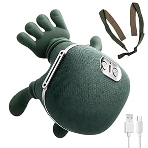 Nackenmassagegerät Mit Wärme, 4D Heizendes MassagegeräT Für Nacken, Elektrische Tiefengewebe Muskelentspannungsgerät, 3 Massageeinstellungen & 2 Heizstufen, Wiederaufladbarer