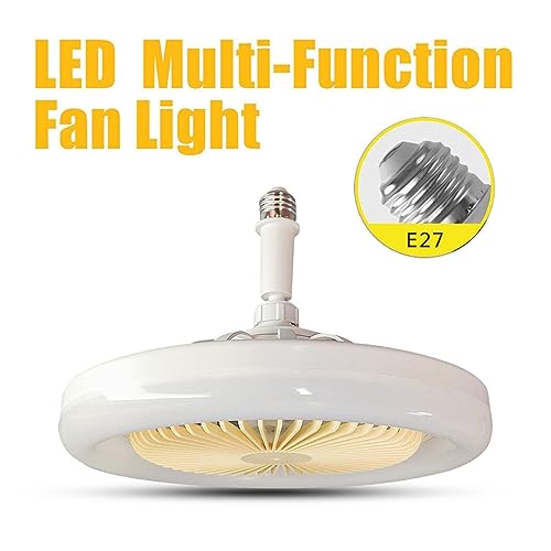 Ventilateur de refroidissement E27 plafonnier dimmable contre la chaleur