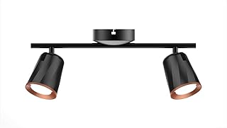 V-TAC Lámpara de pared LED de 12 W, color negro 4000 K