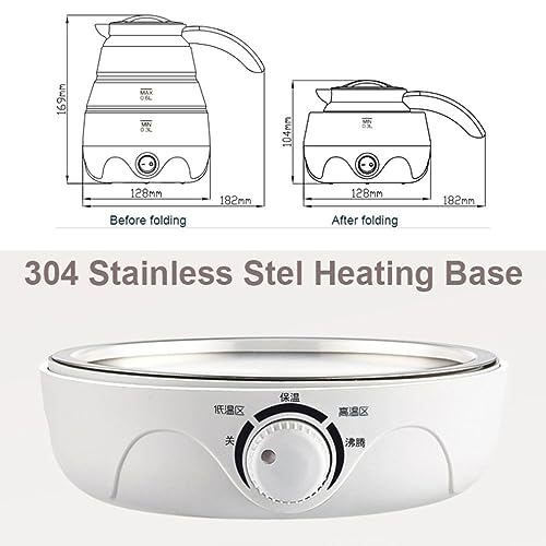 Bouilloire pliable double tension pour éviter les pannes d'eau chaude - 8