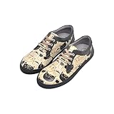 DOGO Damen Cord Sneaker, Beige, 41 EU