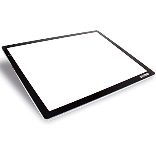 US Art Supply Lightmaster Giant 451/4" Diagonal (A1) 26 3/4" x 36 3/4" LED Lightbox Board 12