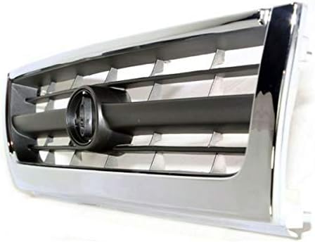 Compatible with 96 97 98 4Runner 3.4L V6 Front Grille Assembly Chrome Shell w/Silver Insert