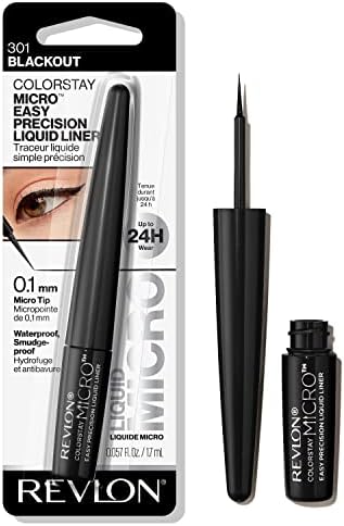 REVLON Colorstay Micro Easy Precision Liquid Eyeliner BLACKOUT 301 eye liner