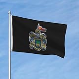 Double-Sided Coat Of Arms Of Jalisco Flag 3x5 Ft Outside Durable Polyester Decorative Banner Outdoor Yard Farmhouse Flags