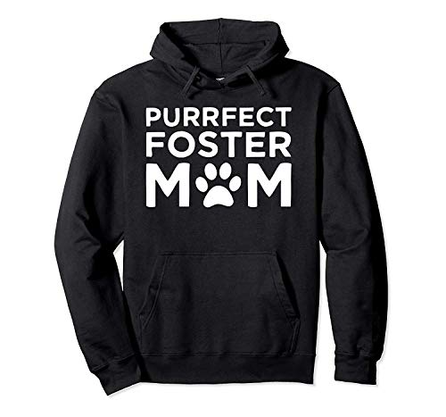 Fos.TER Cat Mom Mother Pullover Hoodie Front Print Hoodie For Men and Women