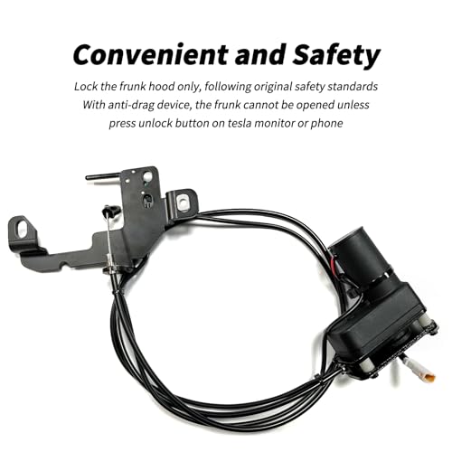 Image of Power Frunk Kit Compatible with Tesla Model Y Juniper 2025 2026, Auto Close System with Electric Suction Soft Closing Mechanism, Upgraded Automatic Frunk Closer for Tesla Model Y Accessories