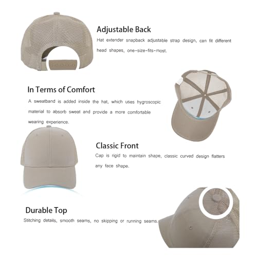 Image of ZH 12 Pack Mesh Trucker Hats, Bulk Baseball Caps for Men and Women, Trucker Cap Wholesale