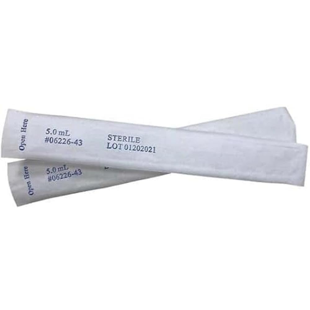 Cole-Parmer Pipeta de transferencia, 3 ml, Graduado a 1 ml, Estéril, Envuelto Individual; 500/Caja
