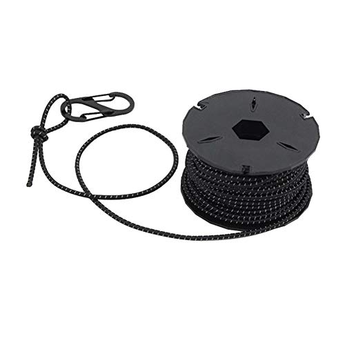 AITOCO 15M Cuerda elástica Gomas elásticas Resistentes, Bandas de tensión, Cuerdas de sujeción para Camping Senderismo Deportes al Aire Libre