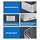 SSK Aluminium-Festplatten-Dockingstation, USB 3.0 zu SATA Dual Bay Externer HDD Dock Caddy Reader für 2,5 & 3,5 Zoll SATA HDD SSD, mit UASP Offline Cloner/Duplicator Funktion (2x20 TB unterstützt)
