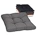 Produktbild Beo Sitzkissen 50x50 cm wasserabweisend für Lounge Gartenmöbel | Made in EU Lounge-Kissen Grau | Stuhlkissen mit hoher Lichtechtigkeit - UV-Ausbleichschutz | Öko-Tex geprüft schadstofffrei