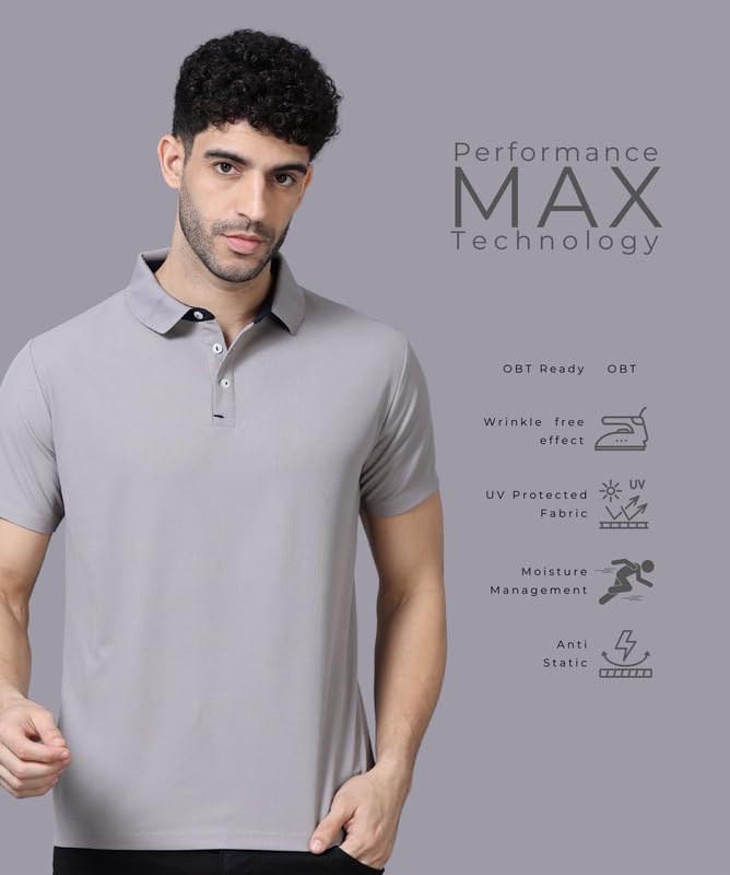 Image of XENOVAURBAN Dry Fit Polo t Shirt for Man | Regular Fit | Quick Dry Mars Fabric Polo T-Shirt with Collar for Men