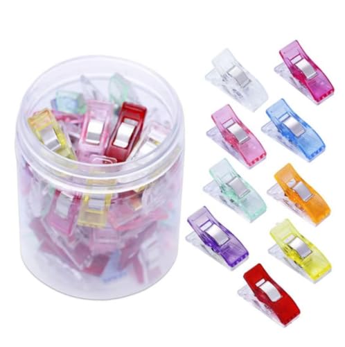FAOGO Sewing Clips, 50 Pcs with Plastic Box, 20H Professional - 10+ - Easy Application
