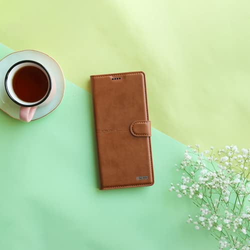 Image of KIVANO Compatible with Apple iPhone 12 Pro Max Flip Cover | Leather Finish | Inside Pockets & Inbuilt Stand | Shockproof Wallet Style Magnetic Closure Back Cover Case