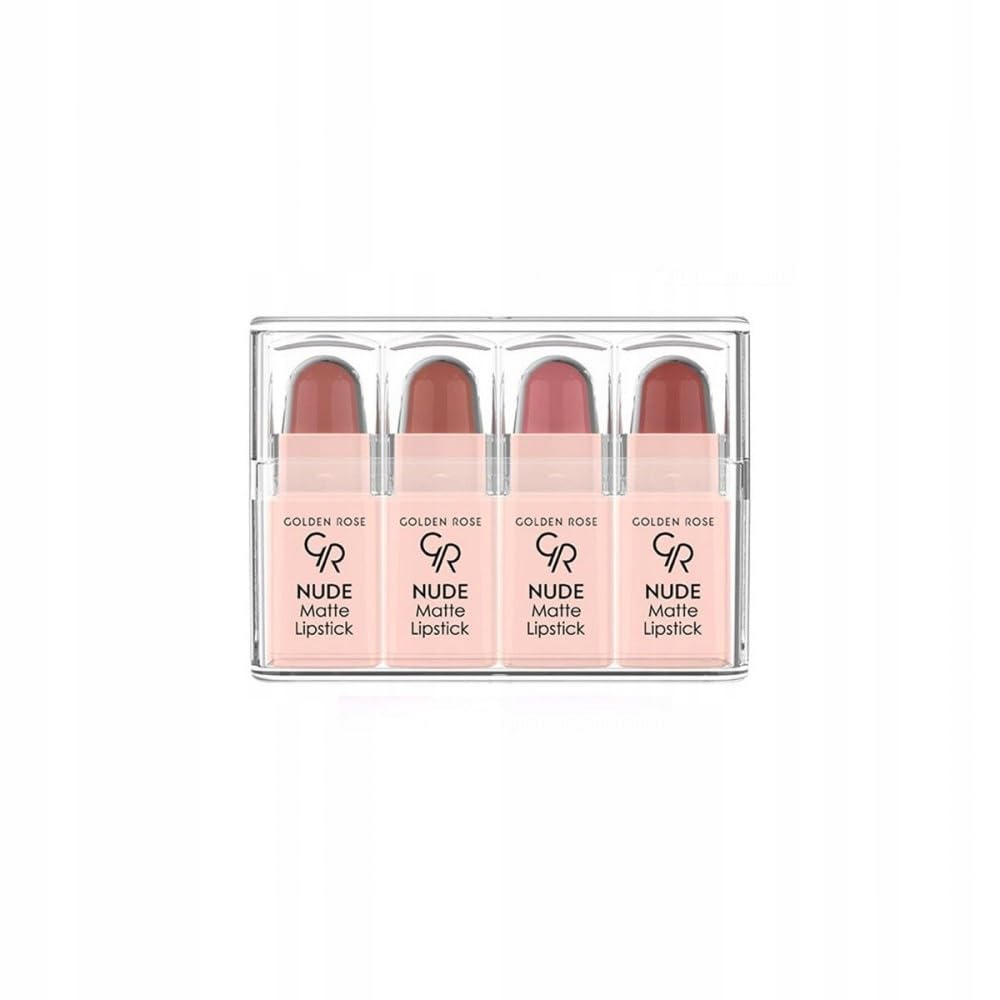 Golden Rose Nude Matte Lipstick (Mini) Mix - Ruj