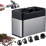 Pulitore elettrico per portafiltro, 3 l, per 58 mm e 51 mm, con 3 raschietti e 2 testine per spazzole, 300 giri/min, macchina automatica per la pulizia dell'espresso