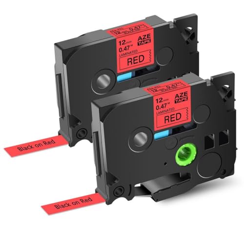 Tze-231 12mm�u���b�N�I���z���C�g�W�����~�l�[�g���{�����x�����t�@�[�r�b�V���v�����^�[�p2����݊����x���e�[�v(�Ԓn��2PK �u���b�N)