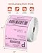 Phomemo 4x6 Thermal Label Printer Paper - 500 PCS Pink 4
