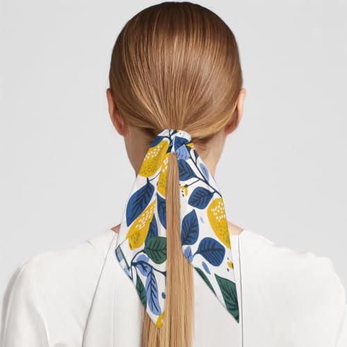 Silk Scarf Square Head Scarves for Women 23.6 Inch Satin Hair Bandanas Female Fashion Feeling Scarfs4