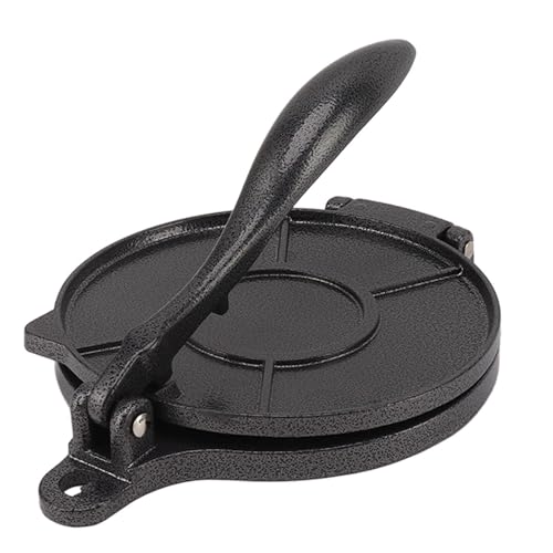 Prensa Para Tortillas, Máquina Para Hacer Tortillas Manual Roti Maker Prensa Para Masa Máquina Para Quesadillas Prensa Para Tortillas De Aleación De Aluminio Prensa Para Rotis Prensa(20cm-Negro)