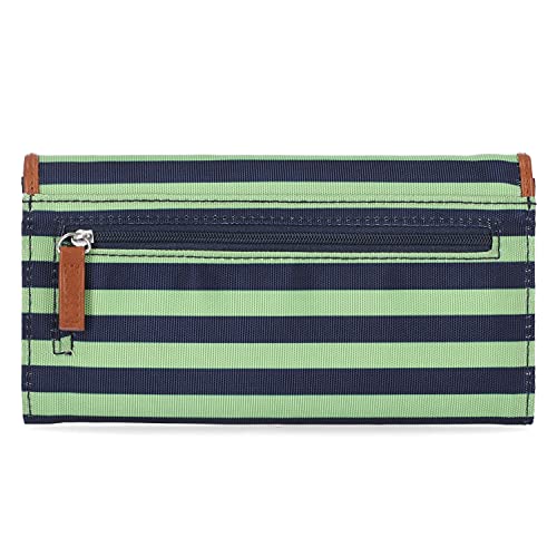 Image of Nautica womens The Perfect Carry All Money Manager Wallet Organizer with RFID Blocking Wallet, Lime, One Size