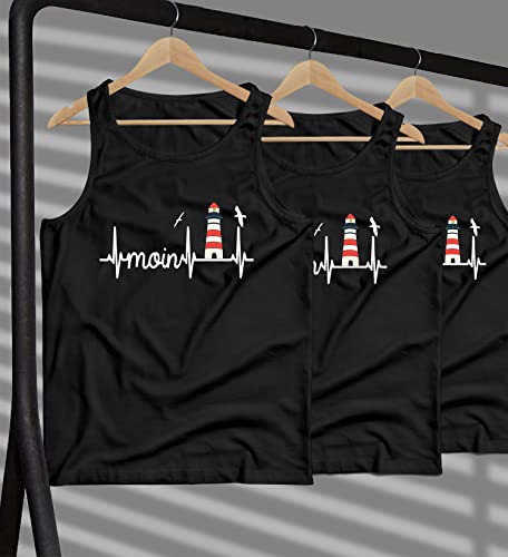 Camiseta de tirantes para hombre que refleja la pasión por el mar y la costa 3