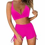 Sport Bikini Damen, Zweiteiliger Badeanzug Schnelltrocknend und...