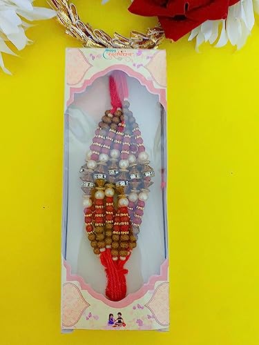 Image of 12 Pcs Simple Elegant Moli Thread Rakhi For Brother | Rakhi For Bhai | Rakhi For Bhaiya Rakhi with Roli Chawal Packet
