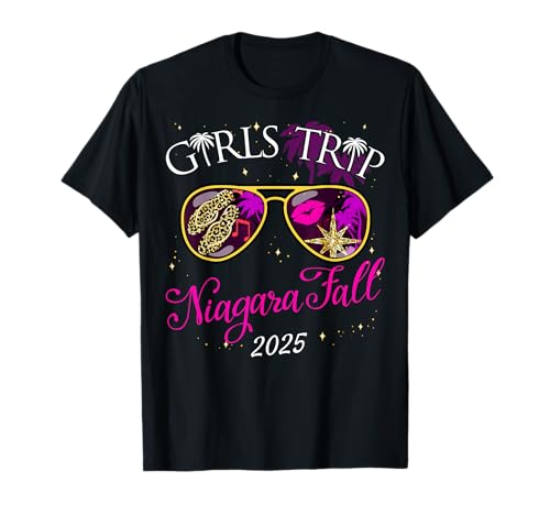 Escouade d'anniversaire pour filles à Niagara, week-end de vacances d'automne 2025 T-Shirt