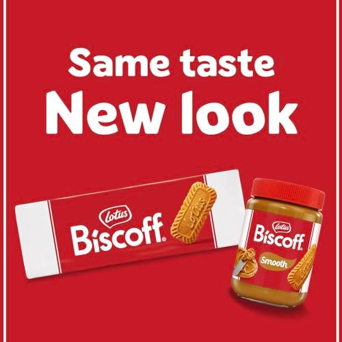 Lotus Biscoff - Sweet spread - Smooth - Extra Large Jar - Caramelised biscuit flavor - Vegan - Nut free - No colours or added flavours - 1.6kg
