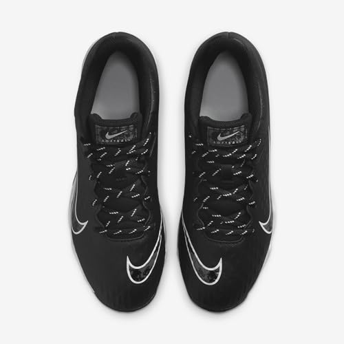 Nike Hyperdiamond 4 Keystone Women's Softball Cleats (FZ0920-001, Black/Pure Platinum/Iron Grey)4