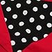 KILLREAL Women's Casual Cocktail Vintage Style Polka Dot Print Rockabilly Dress for Christmas Holiday Red XXX-Large