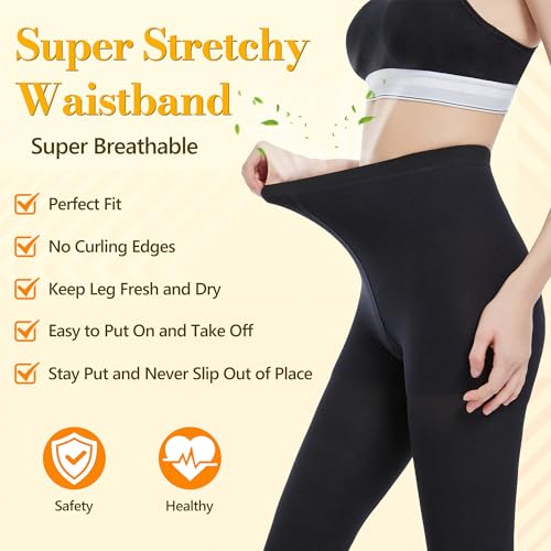 medical compression tights women 20-30 mmhg graduated compression pantyhose men footless compression stockings high waist compression leggings support hose for varicose veins edema dvt